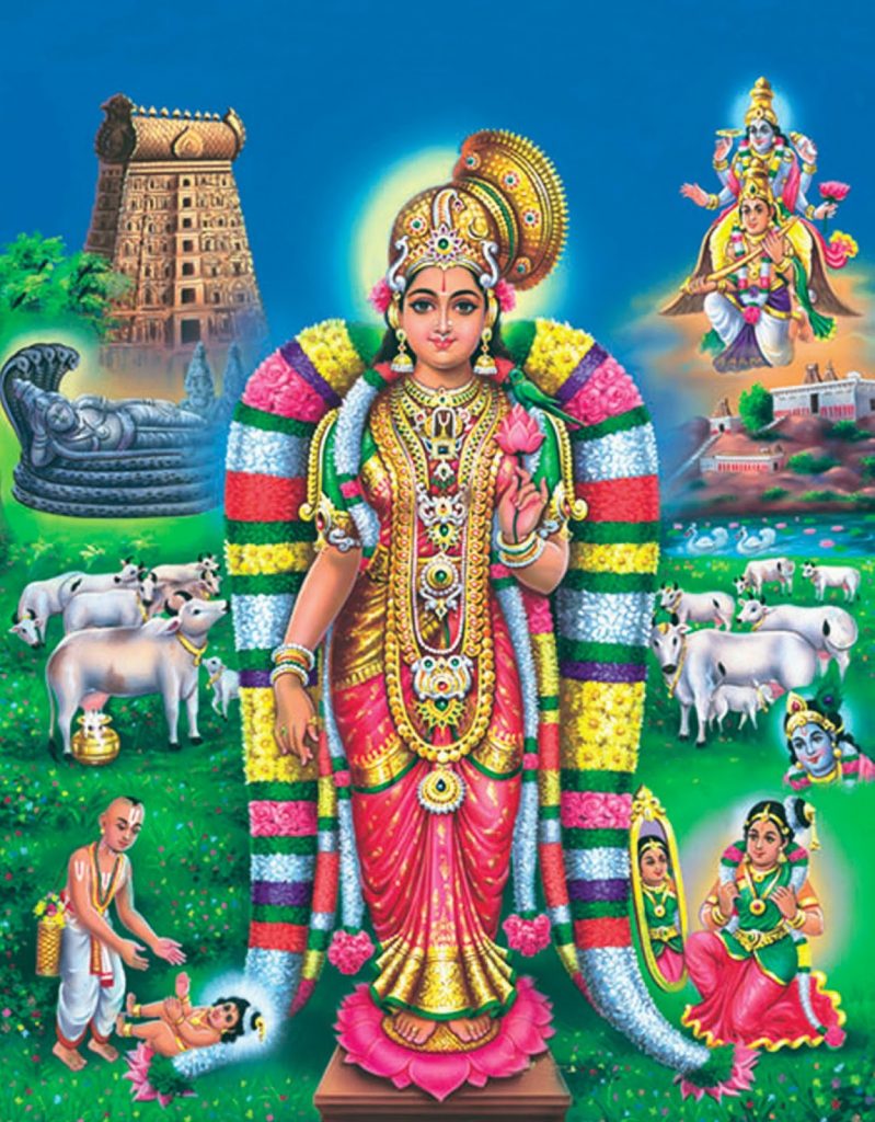 Ānḍāḷ – Gopi, Āḻvār, Gemahlin des&nbsp;Herrn